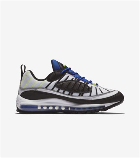 Nike Air Max 98 'White & Black & Racer Blue' Release Date